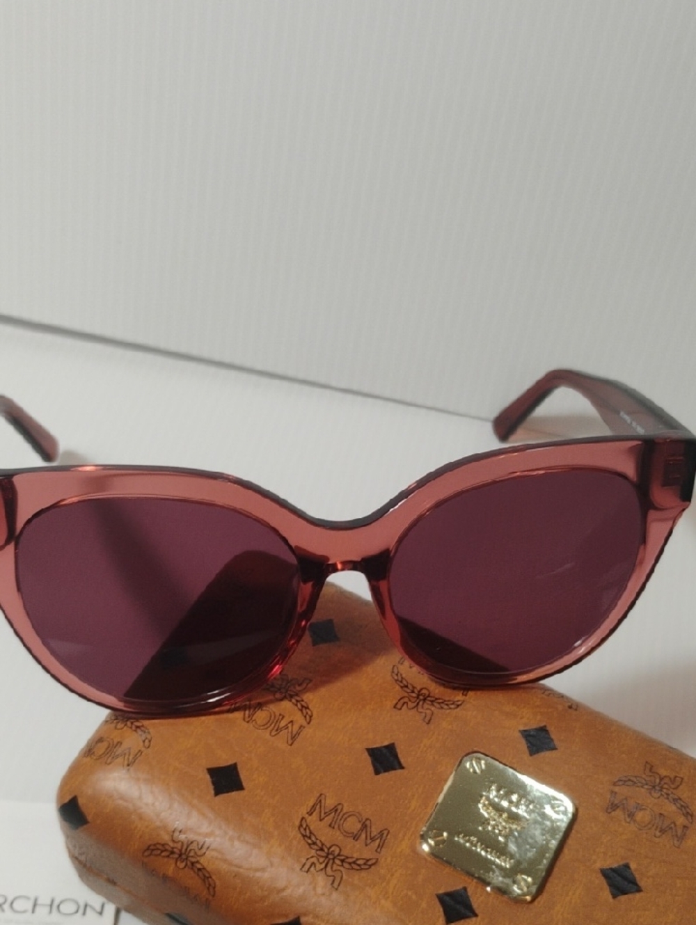 MCM Cat Eye Sunglasses NWT!  MCM 685SA 521 56◻️17 140 #3 In Violet - Picture 2 of 9